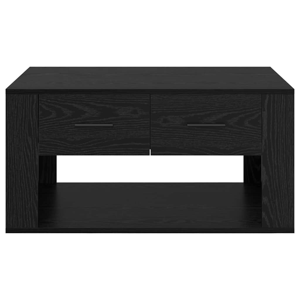 Sofabord Sort eg 80 x 50 x 40 cm Konstrueret træ