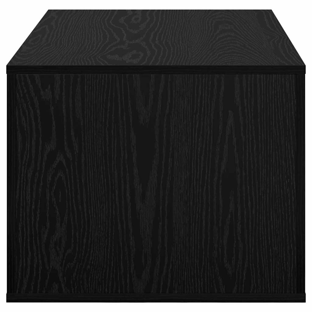 Sofabord Sort eg 80 x 50 x 40 cm Konstrueret træ