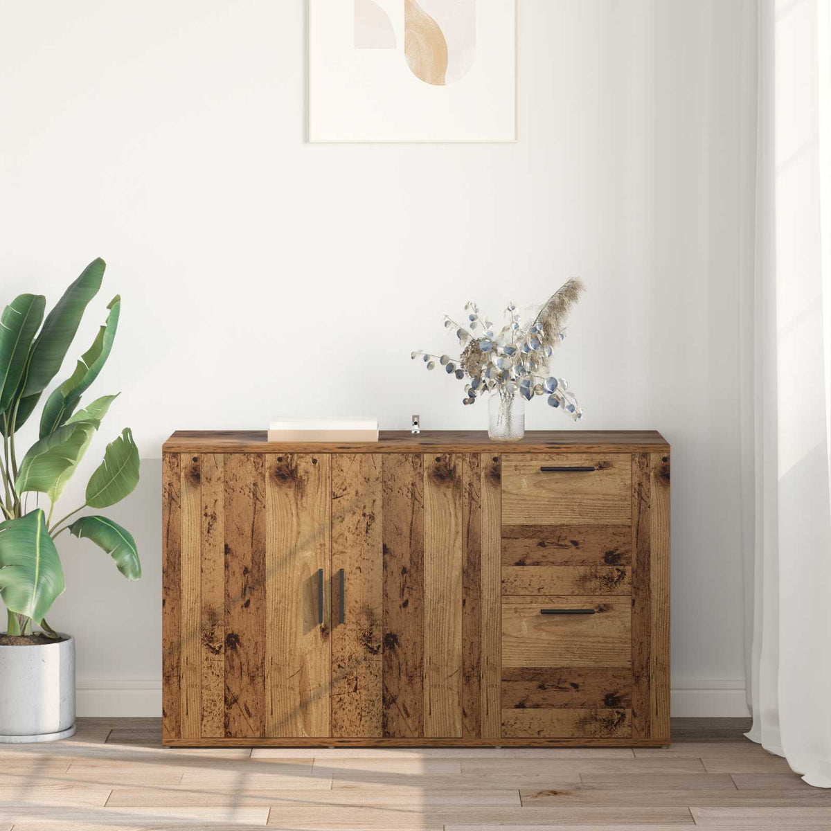 Sideboard Gammelt træ 100 x 33 x 59.5 cm Konstrueret træ