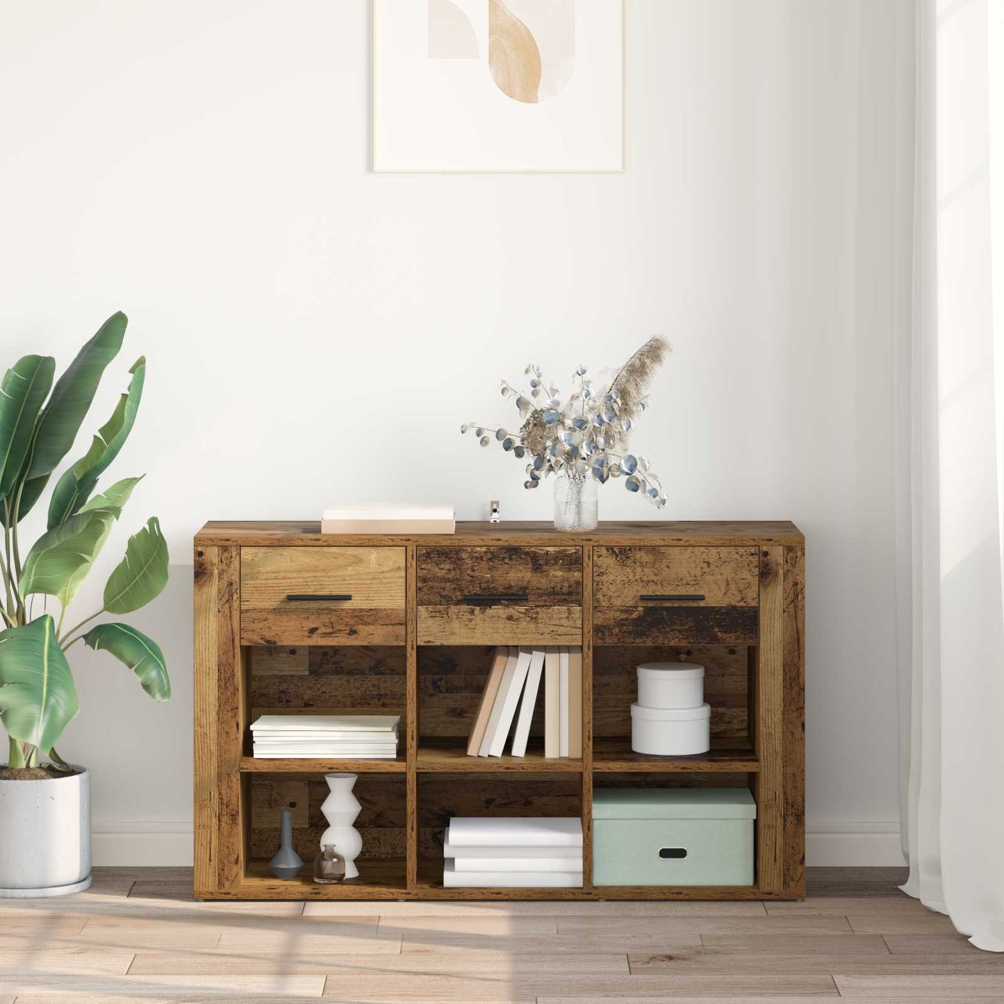 Sideboard Gammelt træ 100 x 30 x 59,5 cm Konstrueret træ