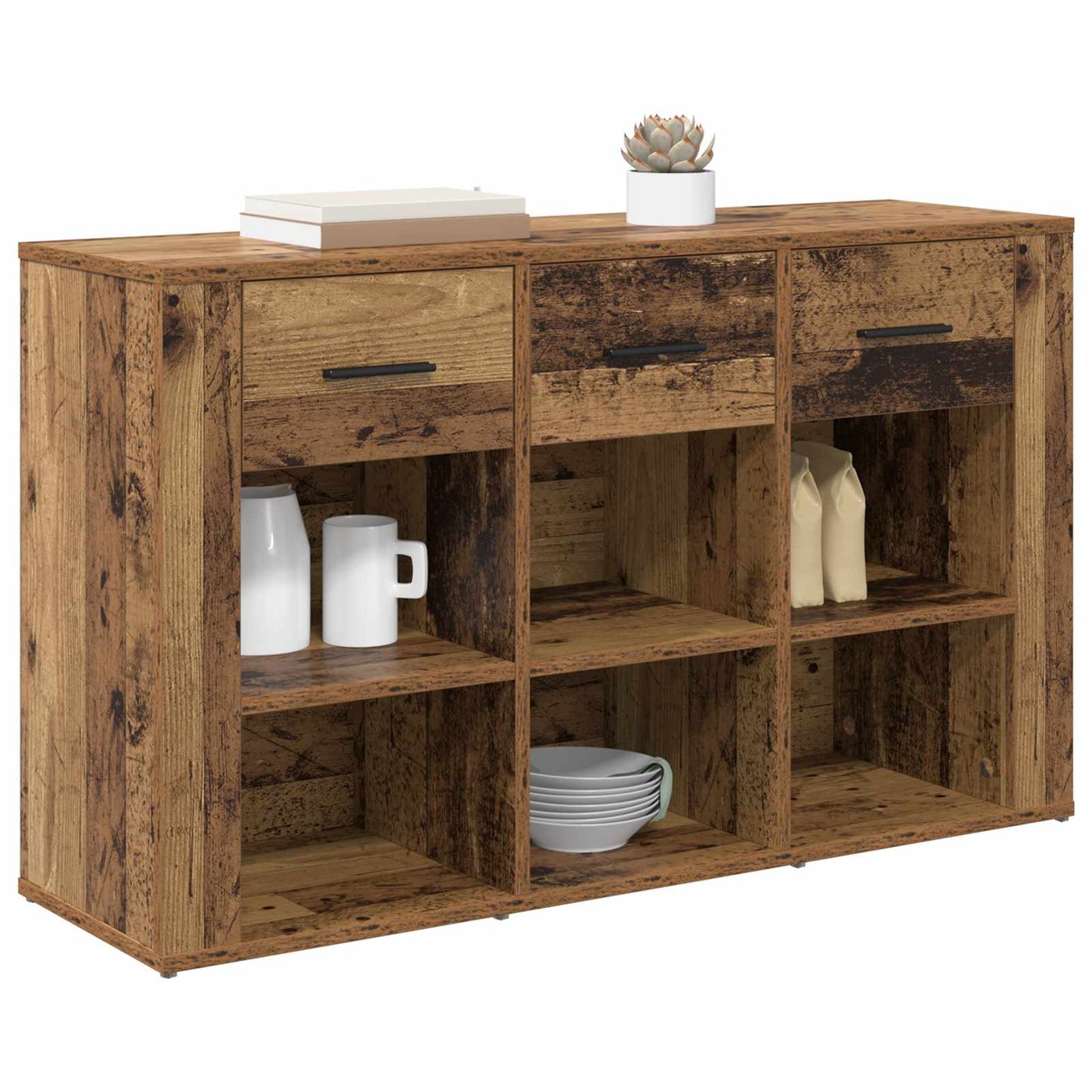 Sideboard Gammelt træ 100 x 30 x 59,5 cm Konstrueret træ