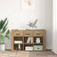 Sideboard Artisan Egetræ 100 x 30 x 59,5 cm Konstrueret træ