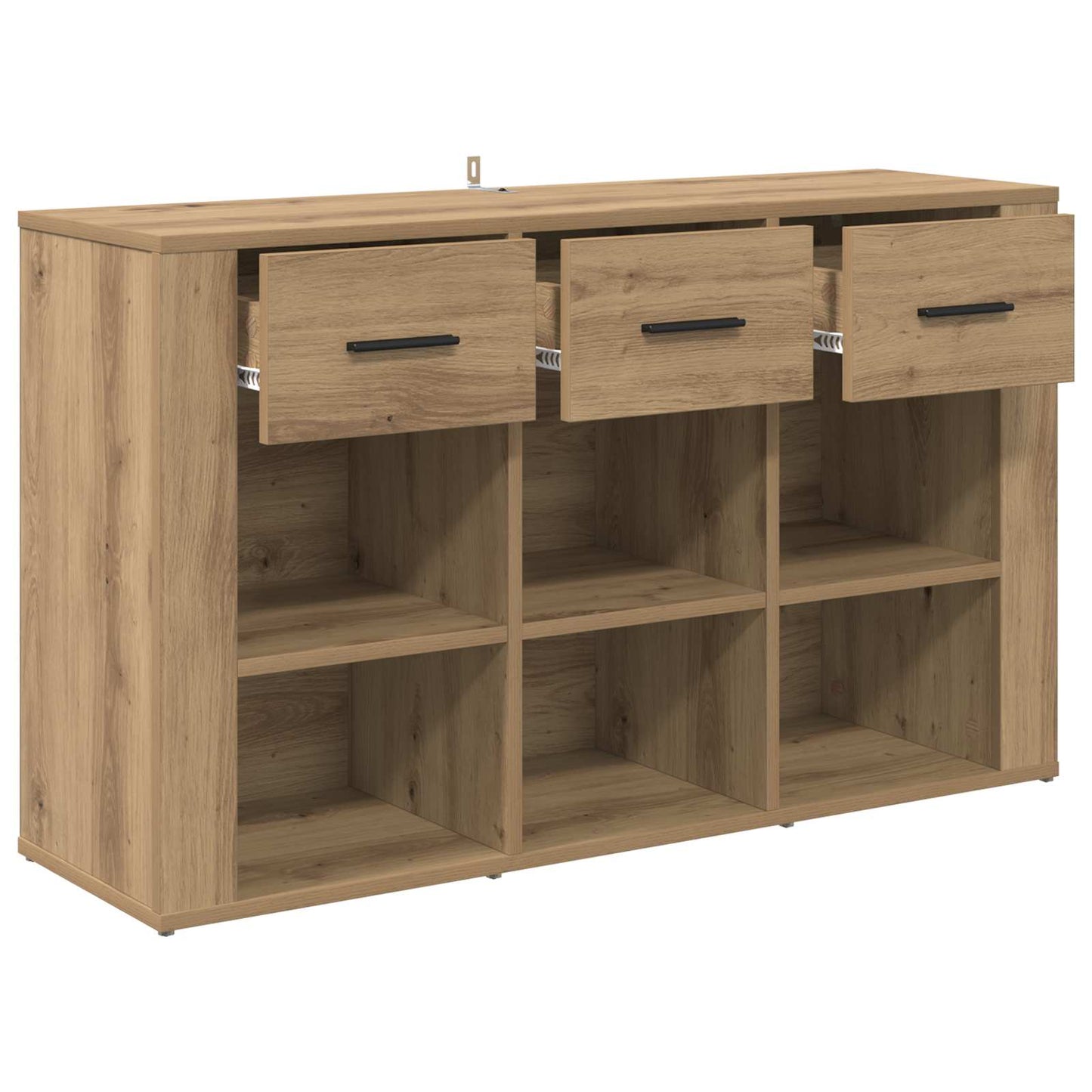 Sideboard Artisan Egetræ 100 x 30 x 59,5 cm Konstrueret træ