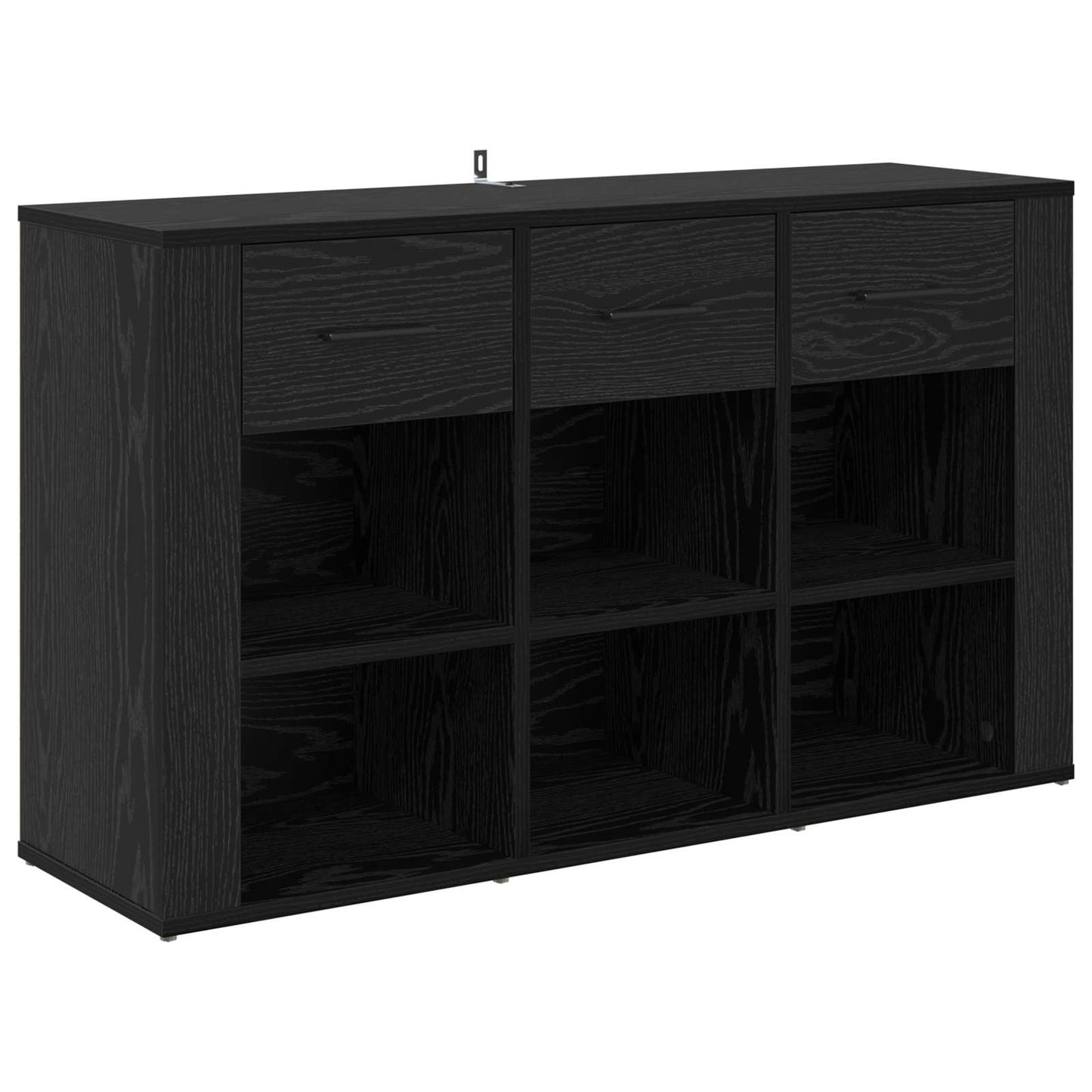 Sideboard Sort eg 100 x 30 x 59,5 cm Konstrueret træ