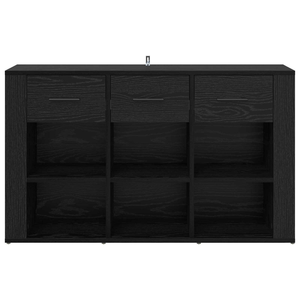 Sideboard Sort eg 100 x 30 x 59,5 cm Konstrueret træ