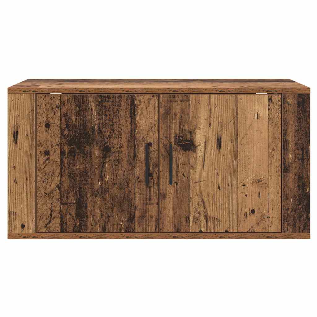 Vægmonteret TV Skab 80 x 34,5 x 40 cm Gammelt træ