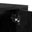 Vægmonteret TV Skab 80 x 34,5 x 40 cm Sort eg Konstrueret træ
