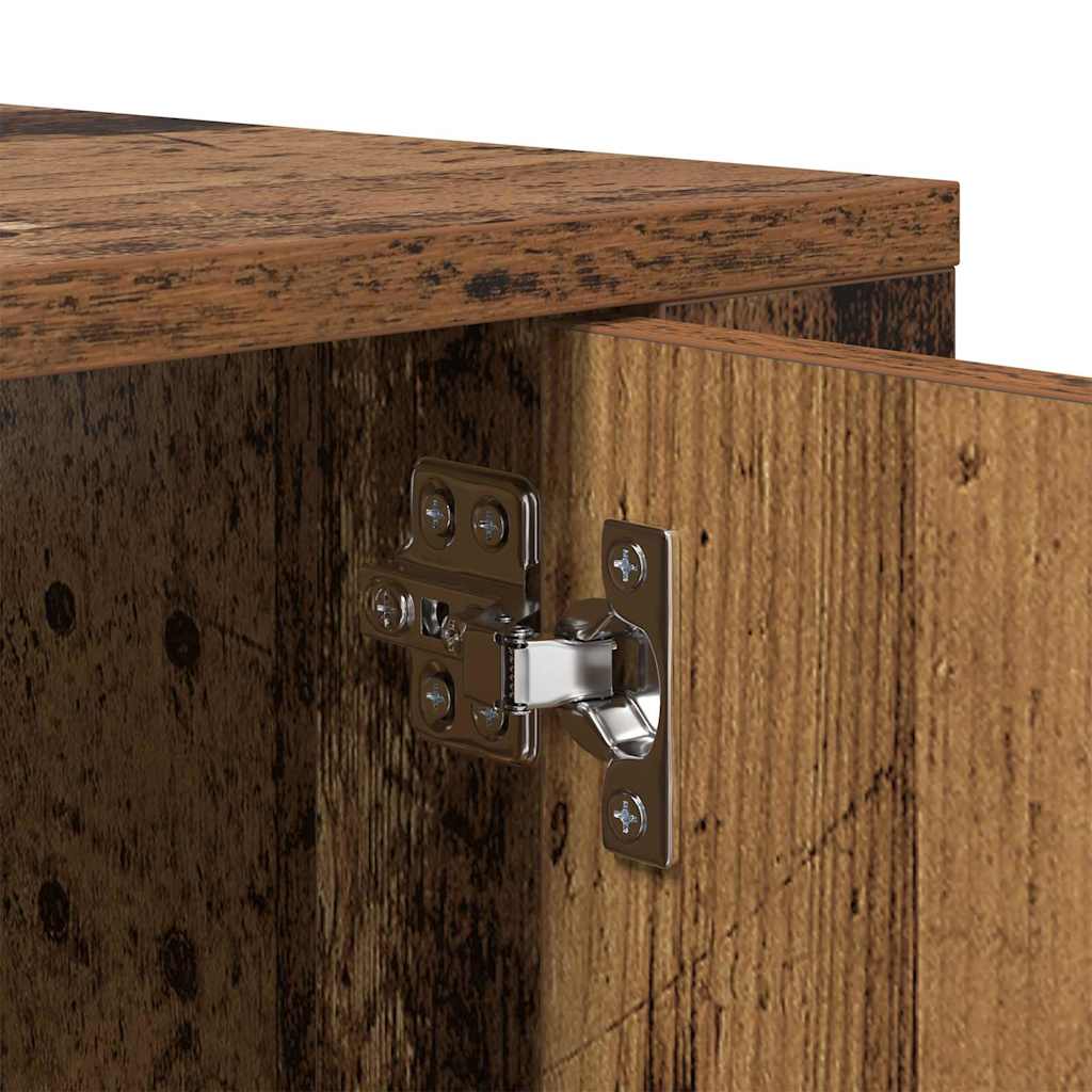 Vægmonteret TV Skab 100 x 34,5 x 40 cm Gammelt træ