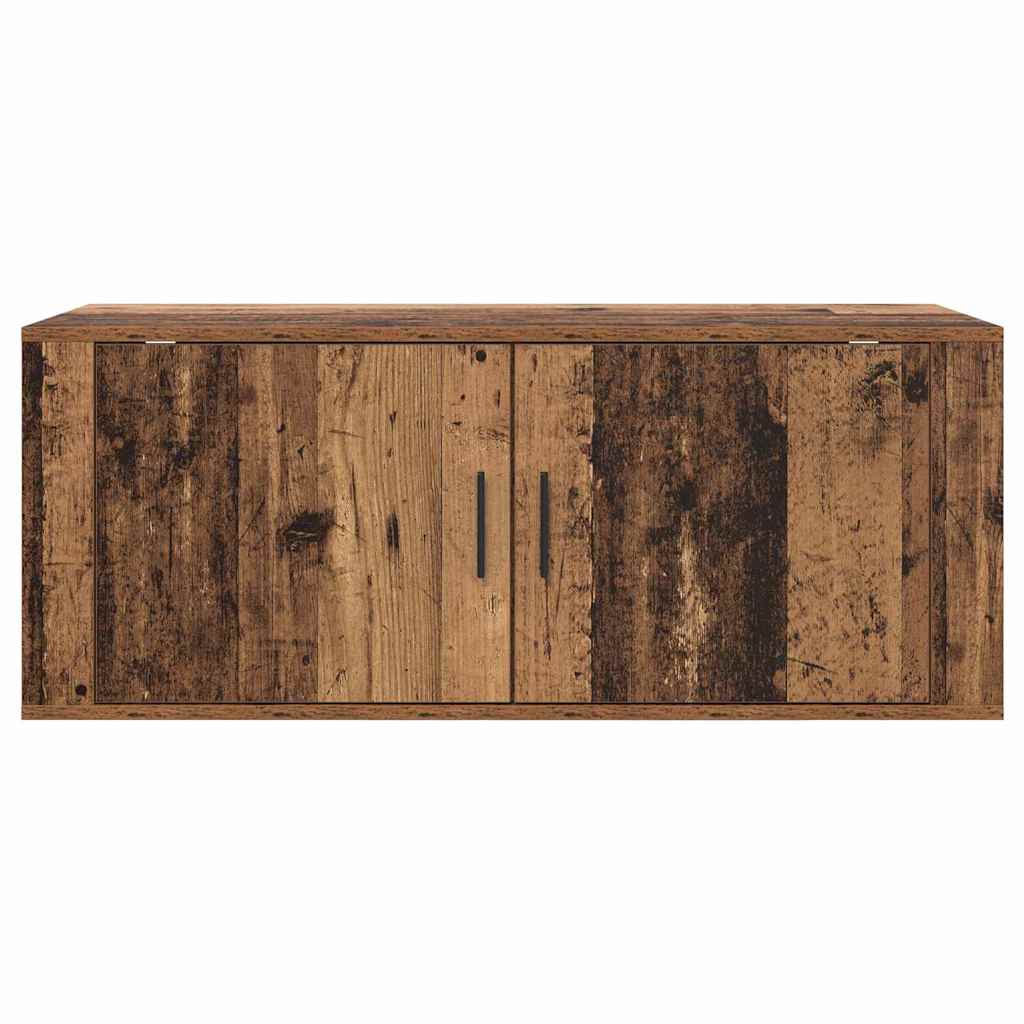 Vægmonteret TV Skab 100 x 34,5 x 40 cm Gammelt træ