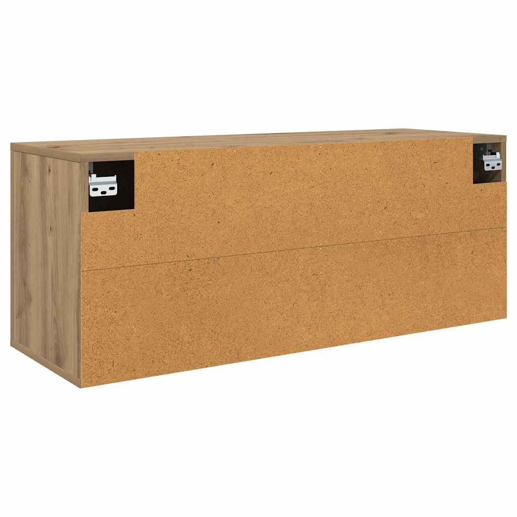 Vægmonteret TV Skab 100 x 34,5 x 40 cm Artisan Egetræ