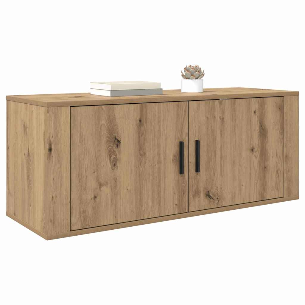 Vægmonteret TV Skab 100 x 34,5 x 40 cm Artisan Egetræ