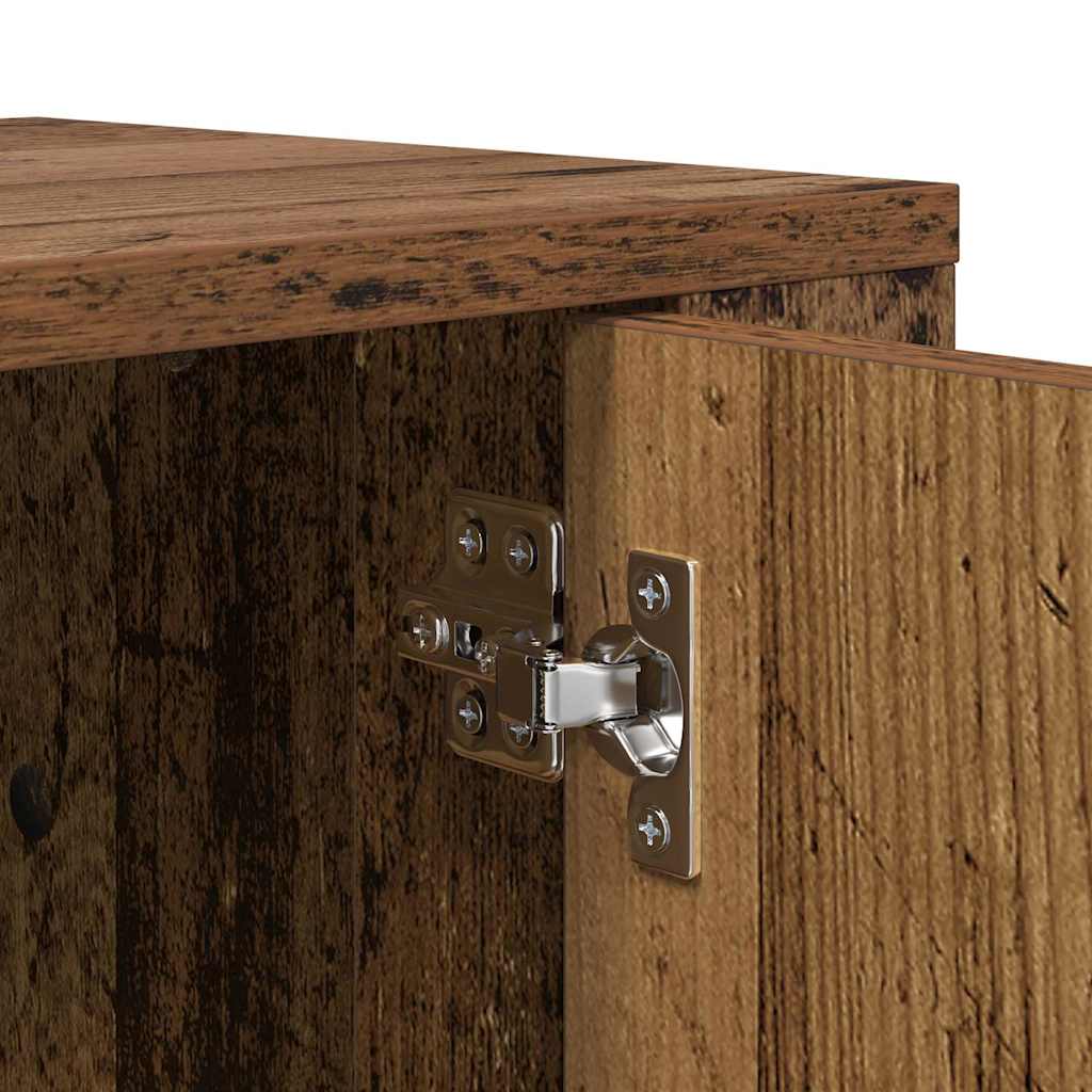 TV-skab 100 x 31,5 x 35 cm Gammelt træ Konstrueret træ