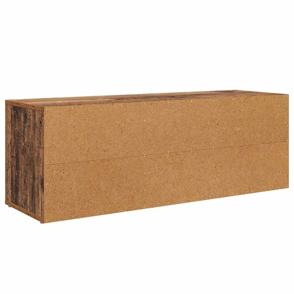 TV-skab 100 x 31,5 x 35 cm Gammelt træ Konstrueret træ