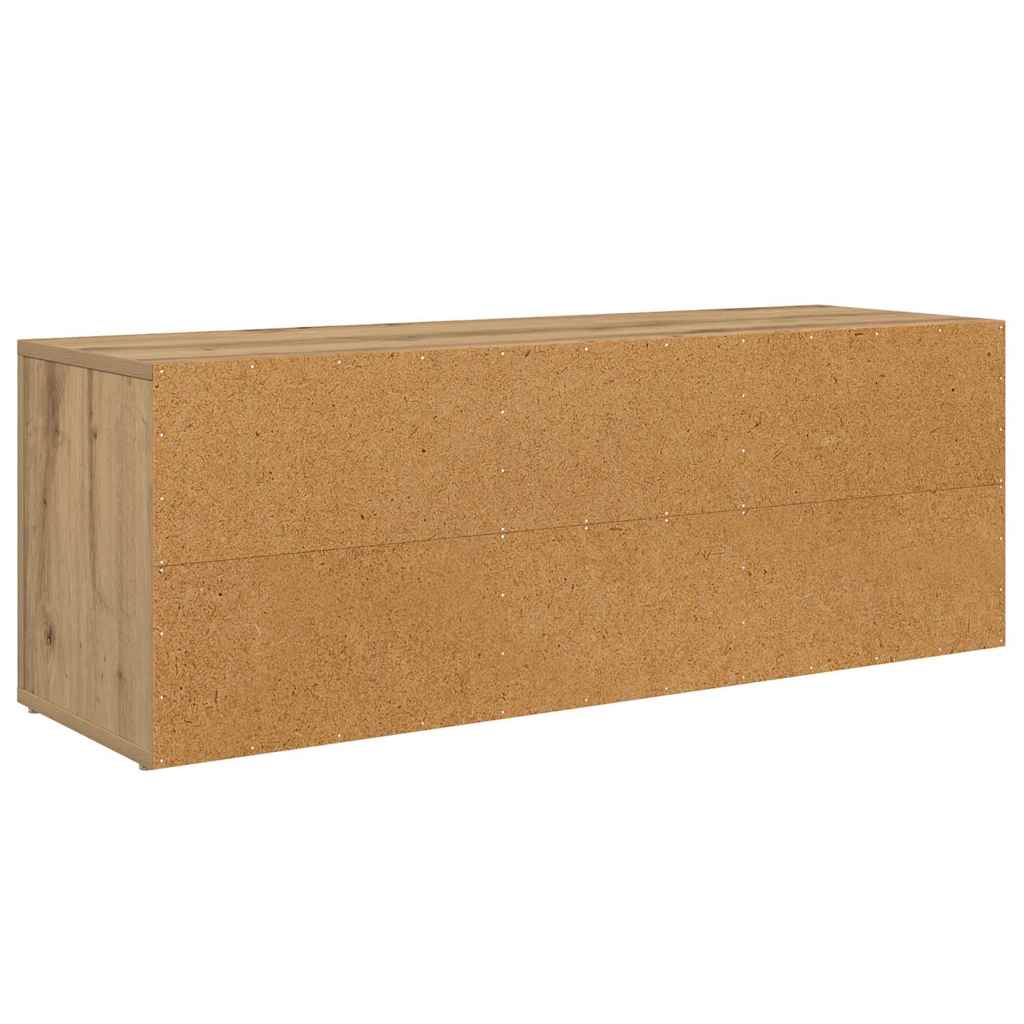 TV-skab 100 x 31,5 x 35 cm Artisan Egetræ Konstrueret træ