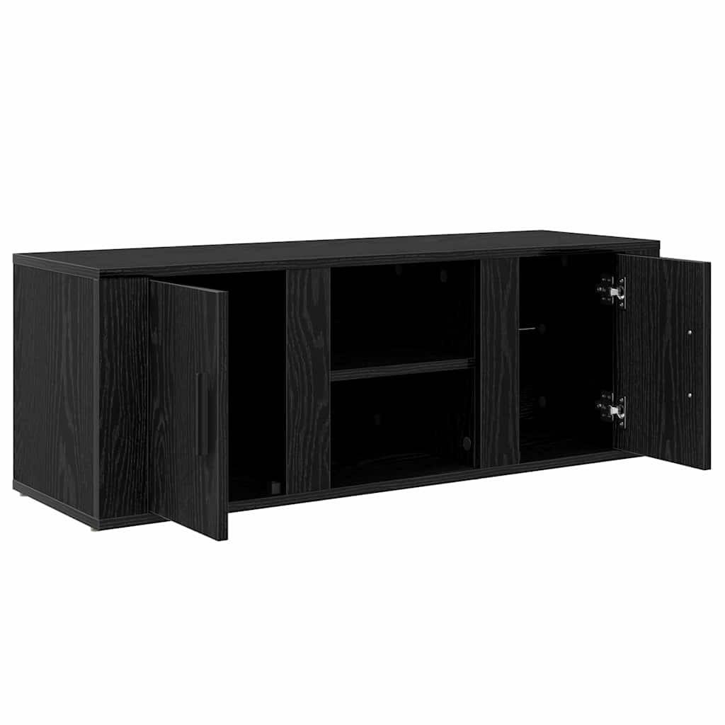 TV-skab 100 x 31,5 x 35 cm Sort eg Konstrueret træ