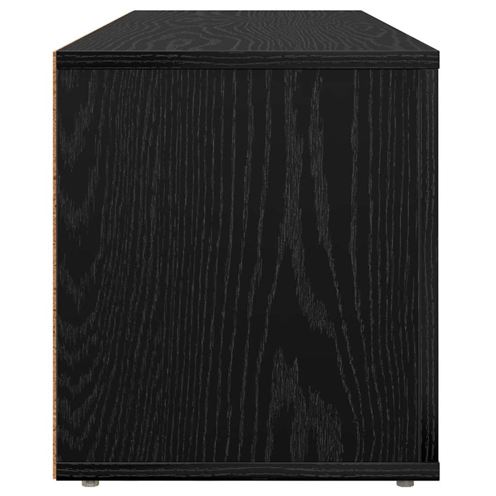 TV-skab 100 x 31,5 x 35 cm Sort eg Konstrueret træ