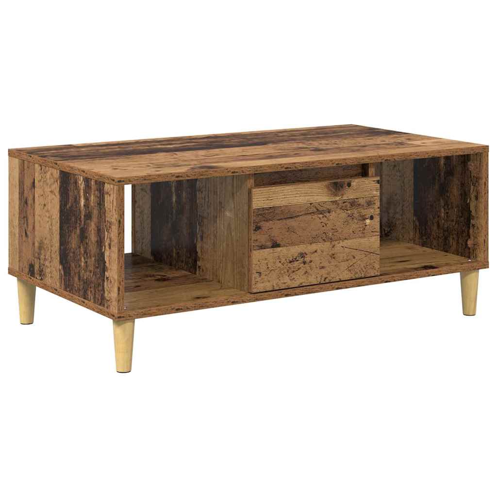 Sofabord Gammelt træ 90 x 50 x 26.5 cm Konstrueret træ