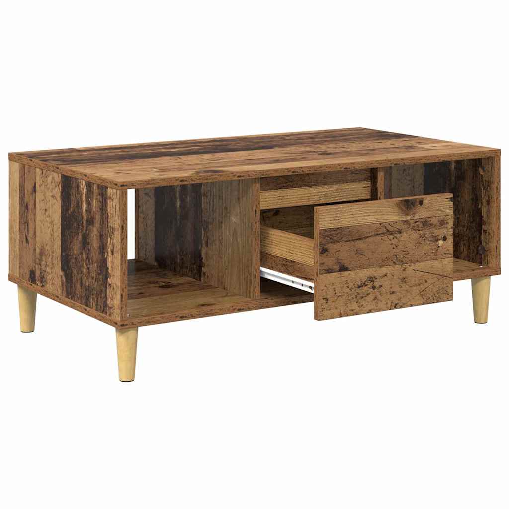 Sofabord Gammelt træ 90 x 50 x 26.5 cm Konstrueret træ