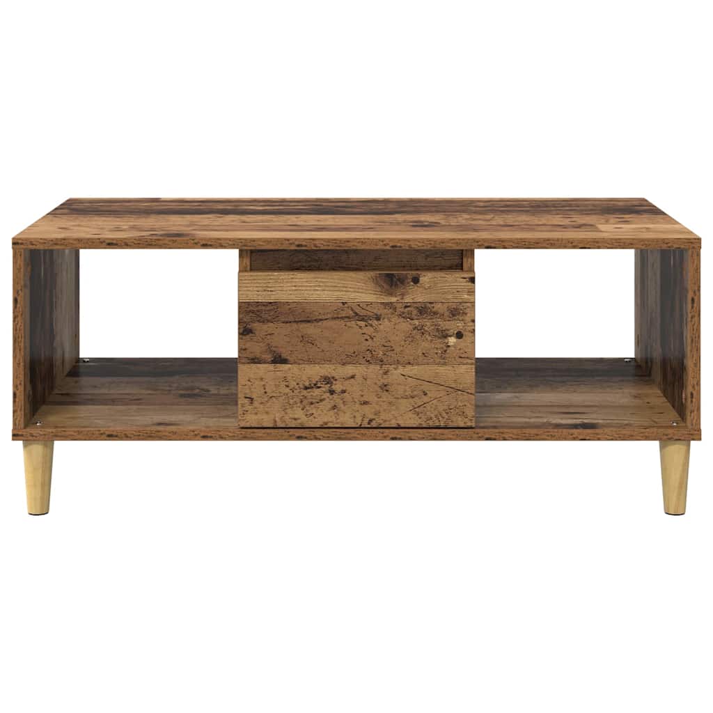 Sofabord Gammelt træ 90 x 50 x 26.5 cm Konstrueret træ