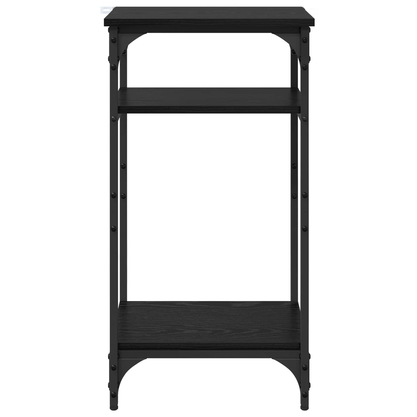 Sidebord Sort eg 40 x 30 x 75 cm Konstrueret træ