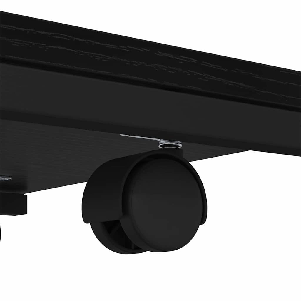Sidebord Sort eg 50 x 35 x 55.5 cm Konstrueret træ