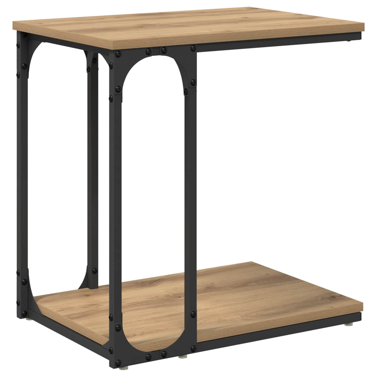 Sidebord Artisan Egetræ 50 x 35 x 52 cm Konstrueret træ