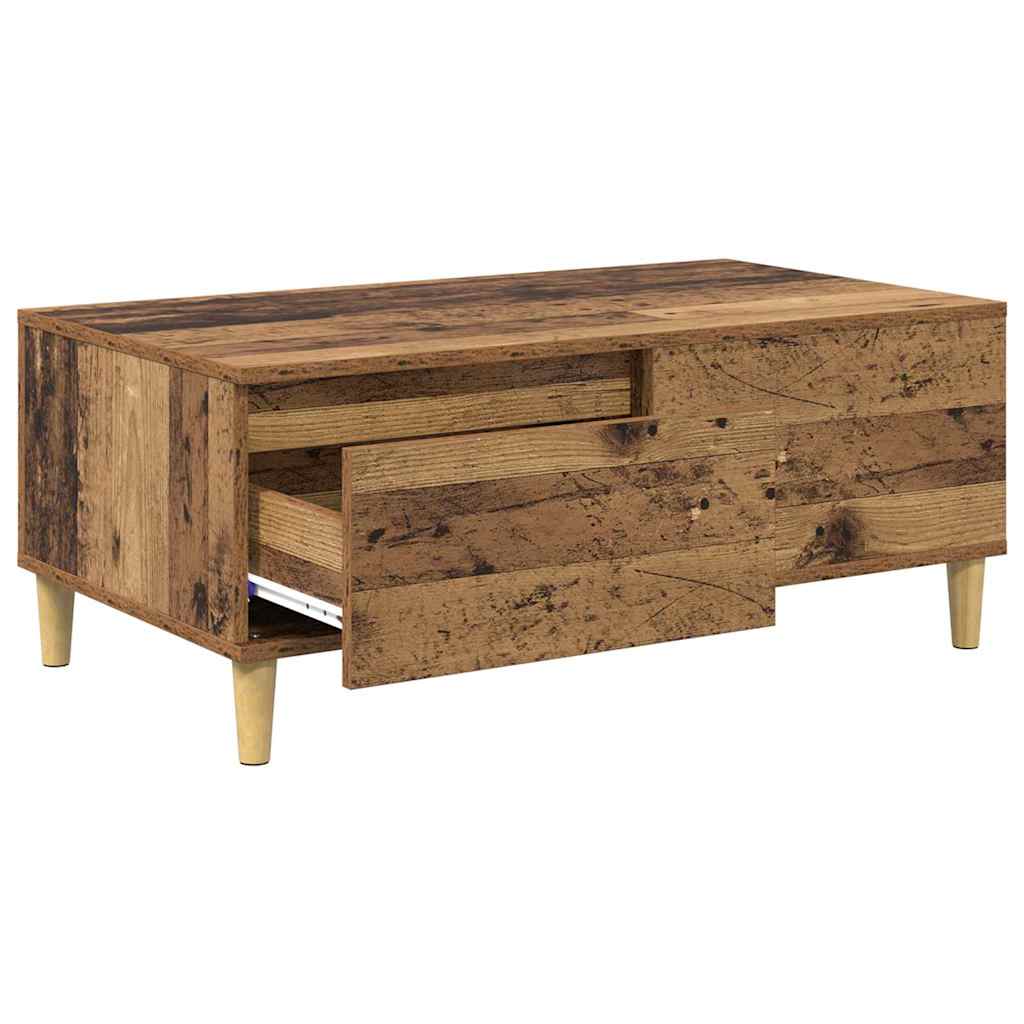 Sofabord Gammelt træ 90 x 50 x 35 cm Konstrueret træ
