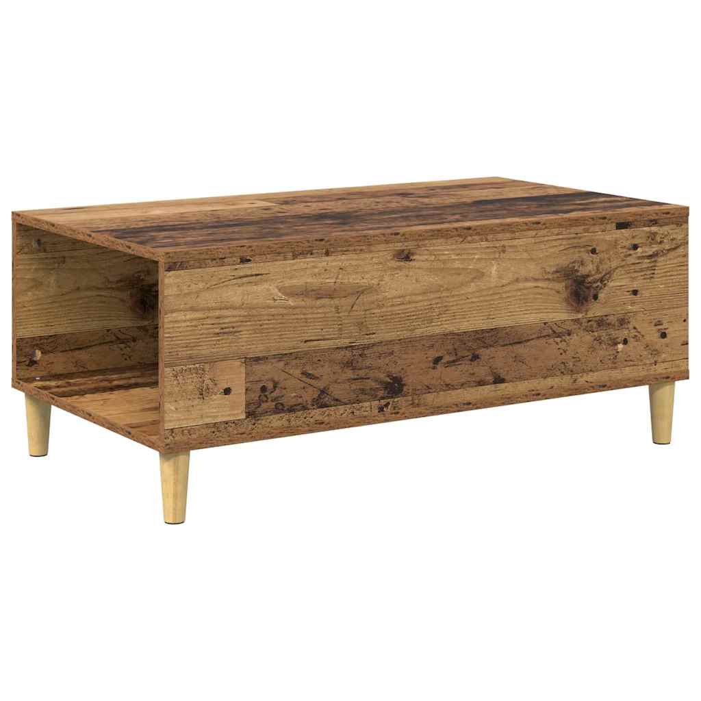 Sofabord Gammelt træ 90 x 50 x 35 cm Konstrueret træ
