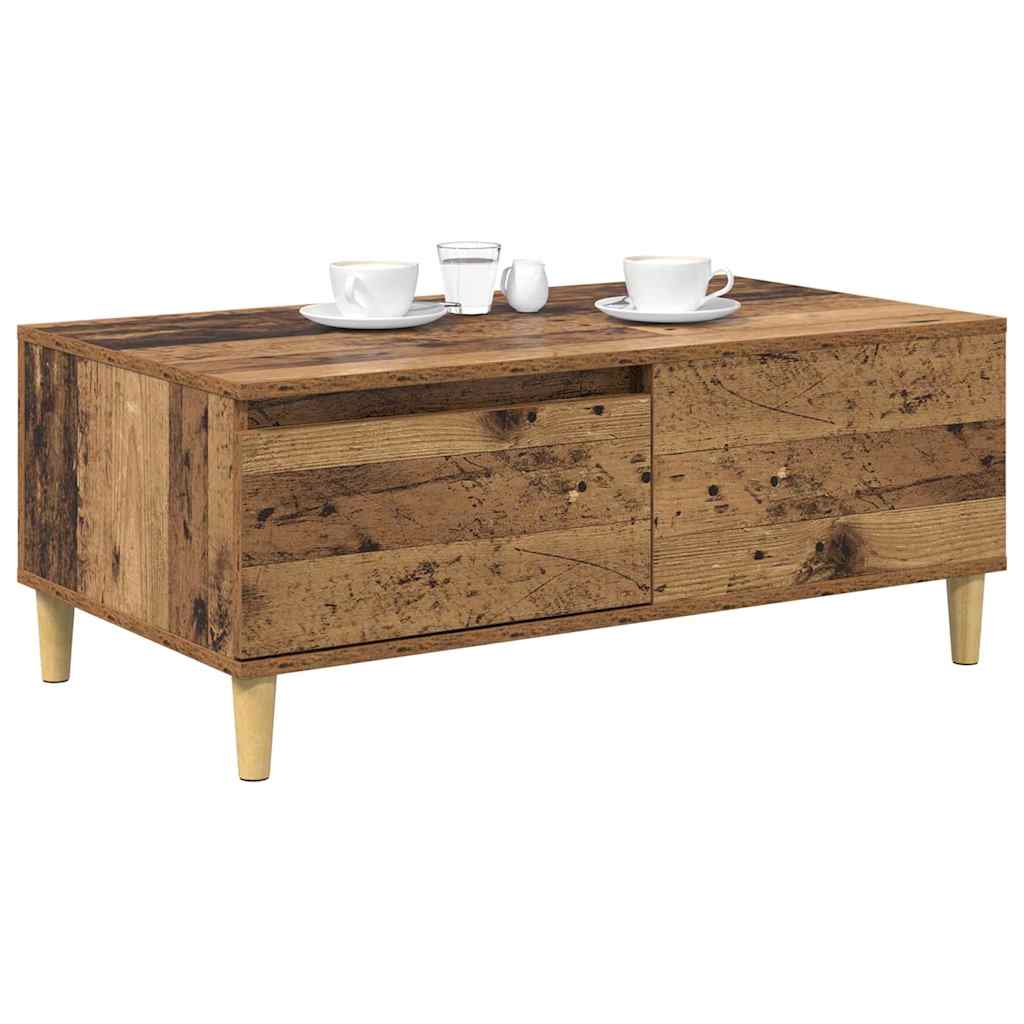 Sofabord Gammelt træ 90 x 50 x 35 cm Konstrueret træ