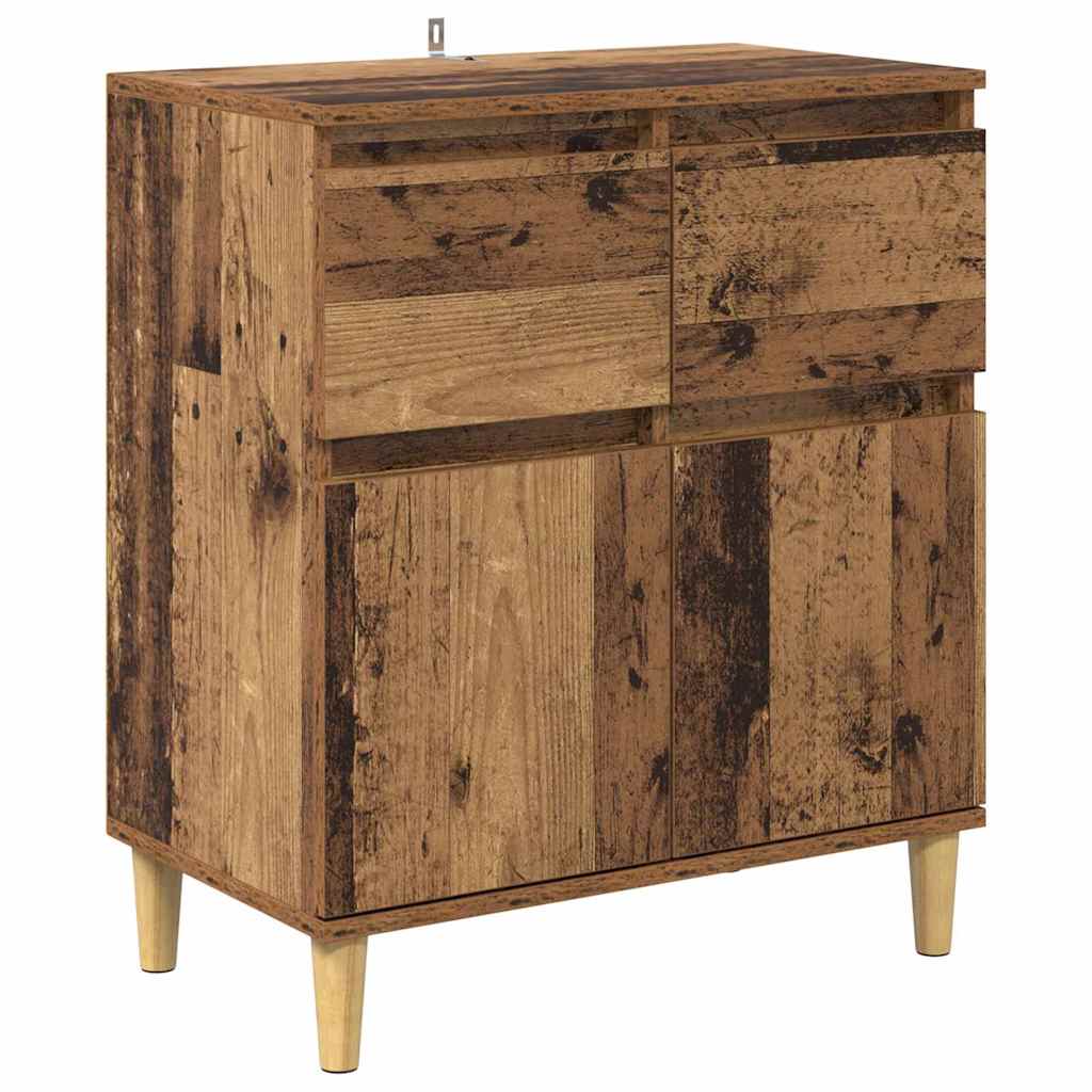 Sideboard Gammelt træ 60 x 35 x 70 cm Konstrueret træ