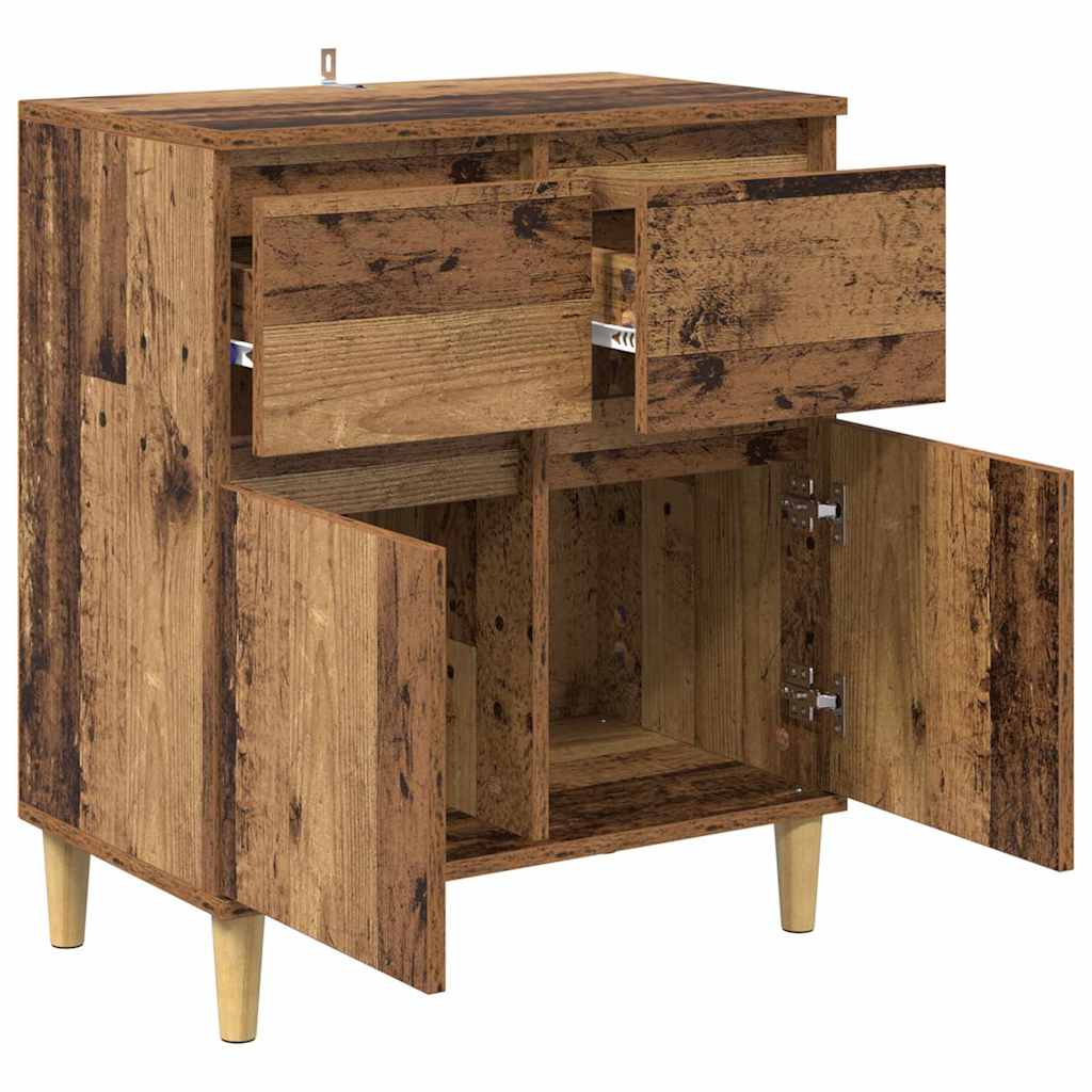 Sideboard Gammelt træ 60 x 35 x 70 cm Konstrueret træ