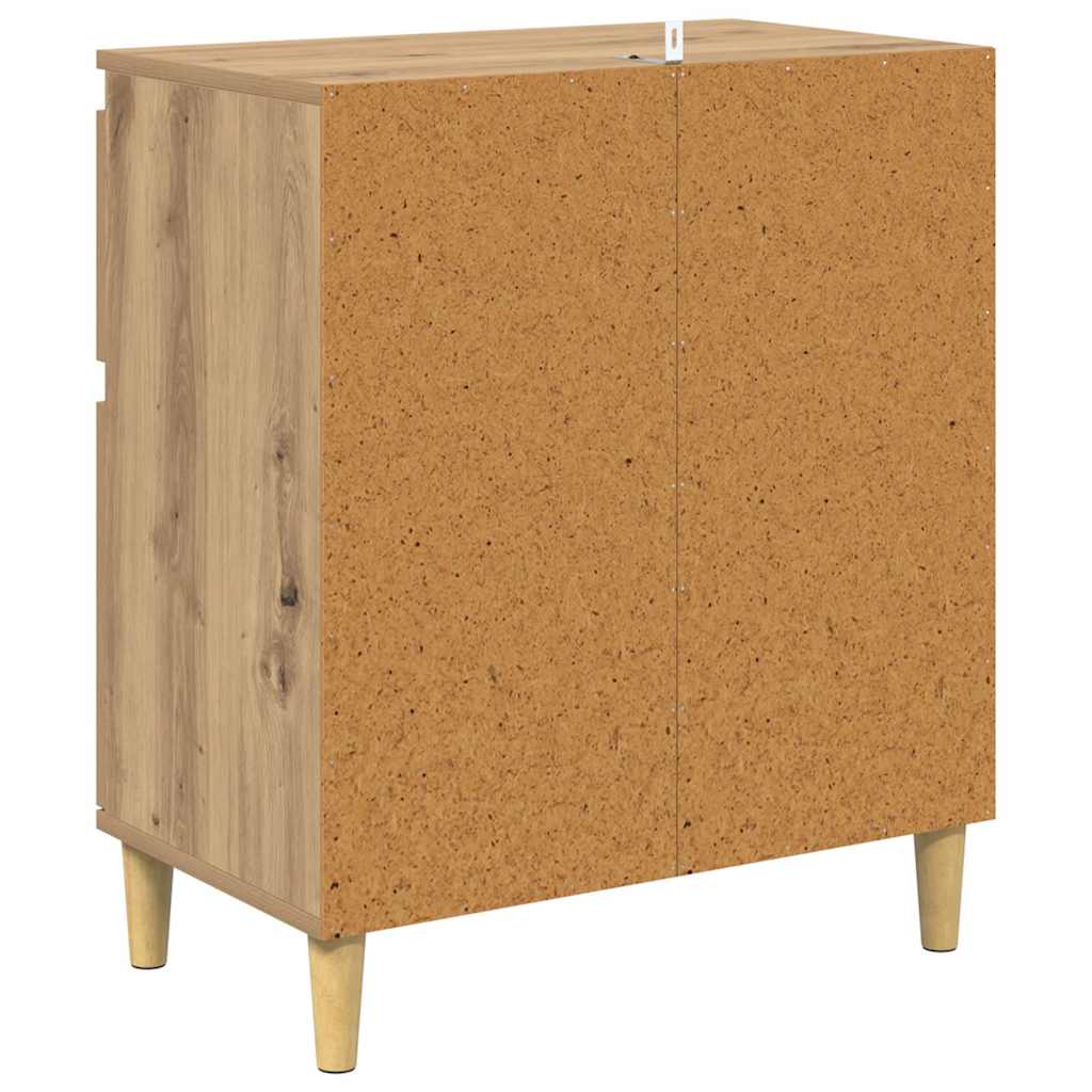 Sideboard Artisan Egetræ 60 x 35 x 70 cm Konstrueret træ