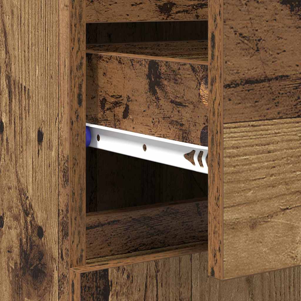 Sideboard Gammelt træ 60 x 35 x 70 cm Ingeniørt træ og jern
