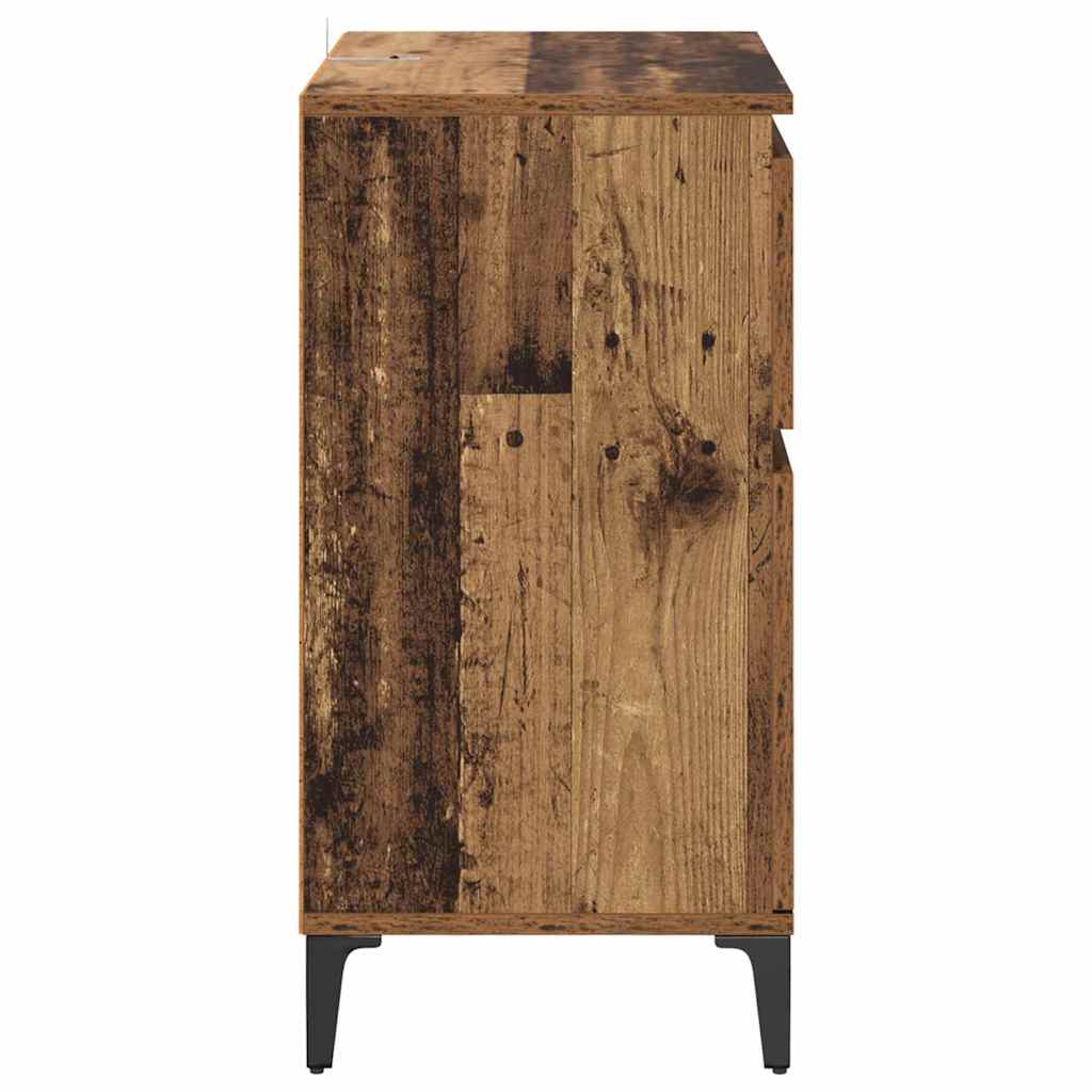 Sideboard Gammelt træ 60 x 35 x 70 cm Ingeniørt træ og jern