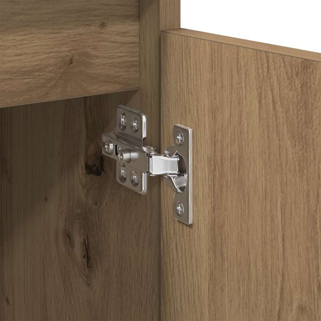 Sideboard Artisan Egetræ 60 x 35 x 70 cm Ingeniørt træ og jern