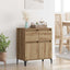 Sideboard Artisan Egetræ 60 x 35 x 70 cm Ingeniørt træ og jern