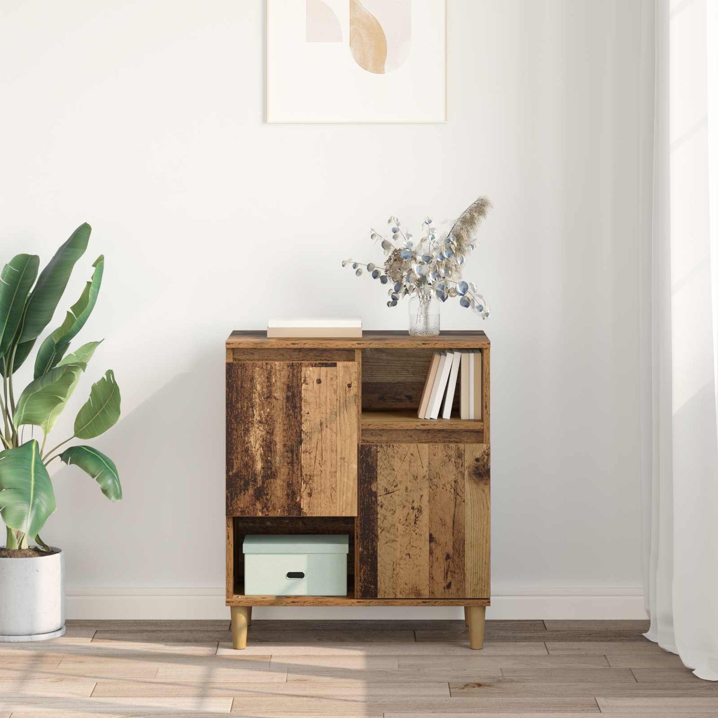 Sideboard Gammelt træ 35 x 60 x 70 cm Konstrueret træ