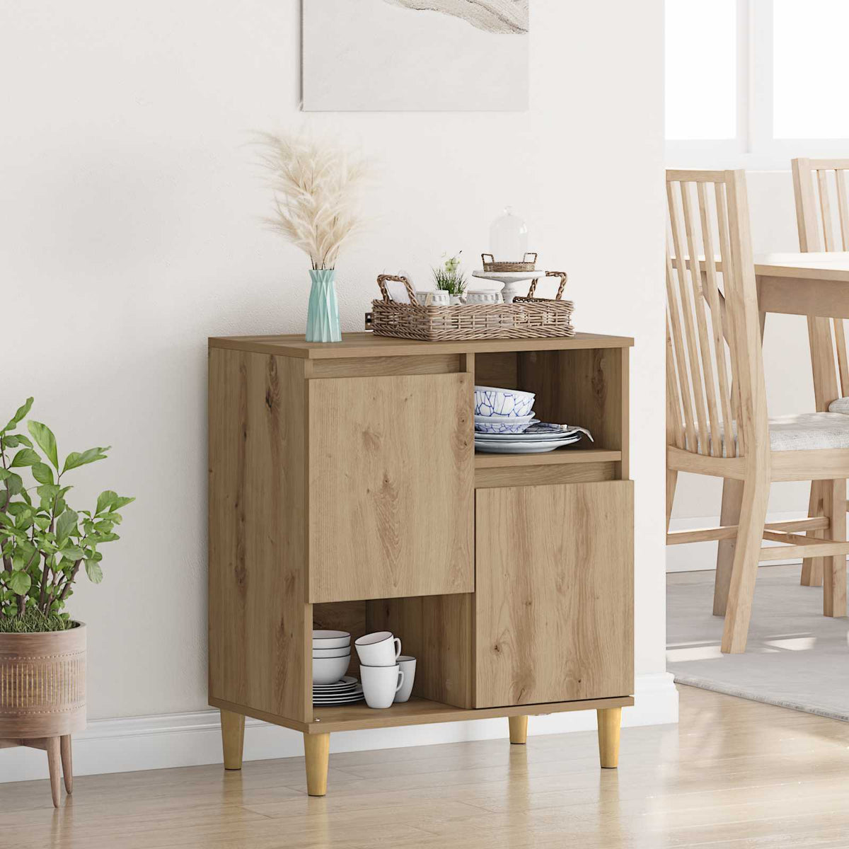 Sideboard artisan eg 35 x 60 x 70 cm Konstrueret træ