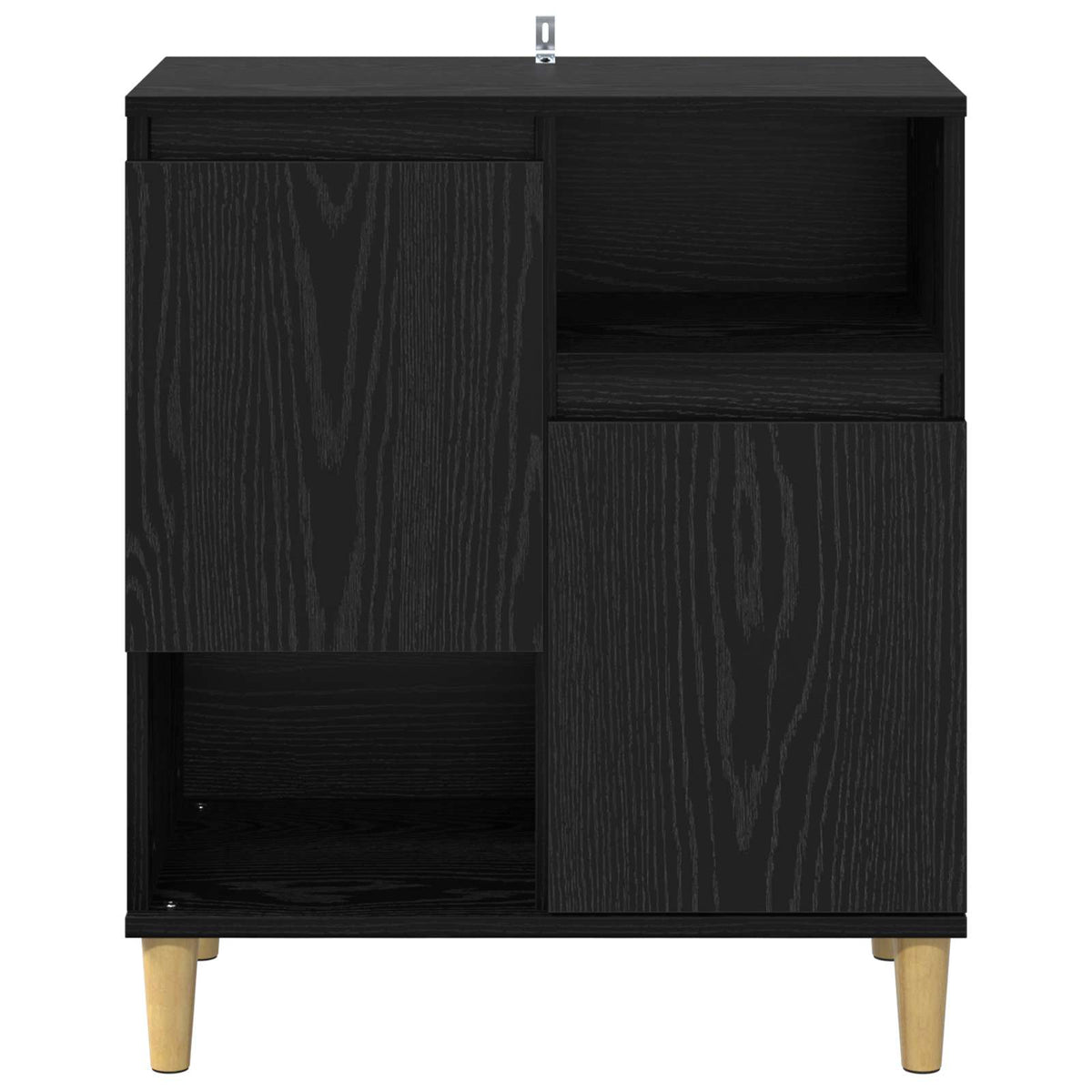 Sideboard Sort eg 35 x 60 x 70 cm Konstrueret træ