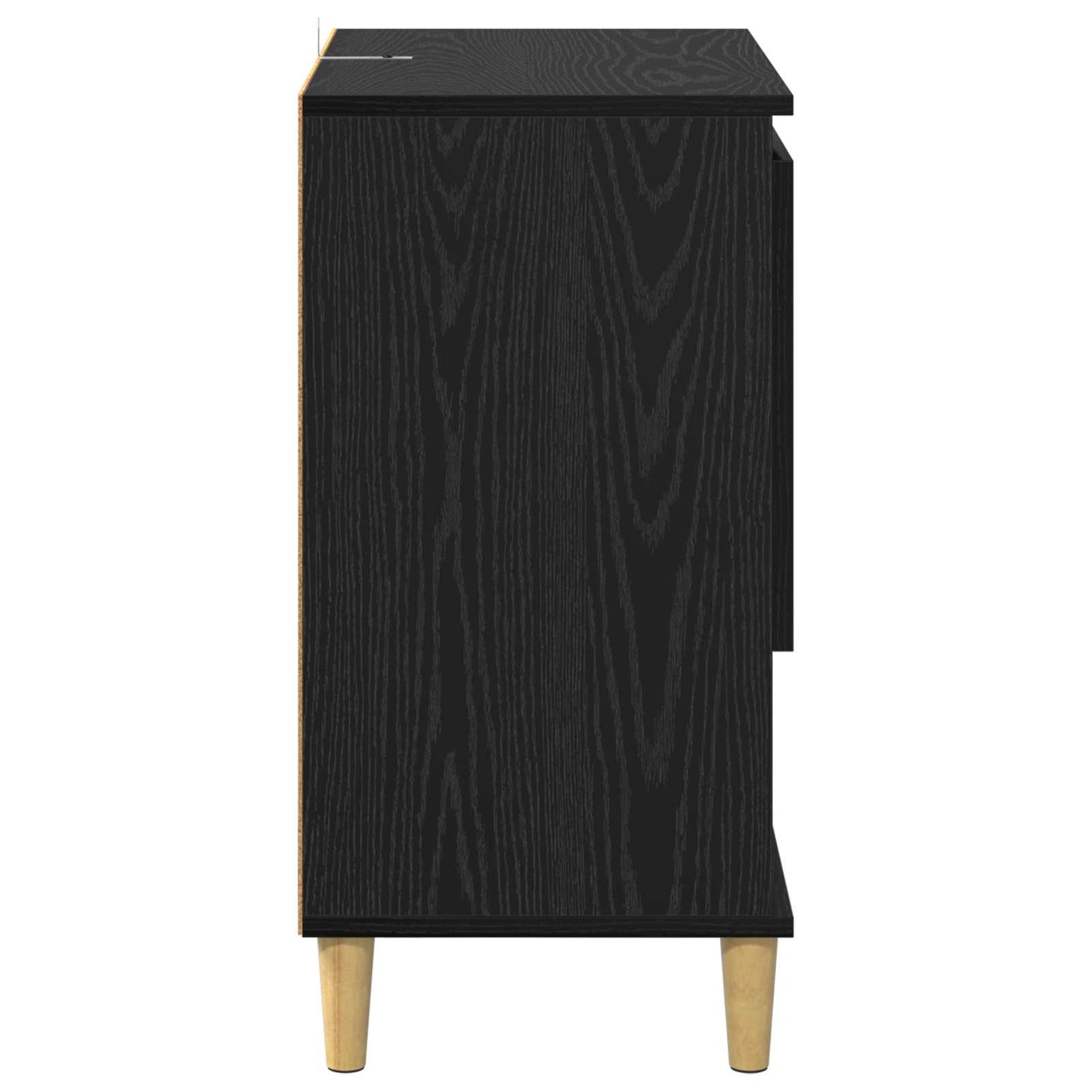 Sideboard Sort eg 35 x 60 x 70 cm Konstrueret træ