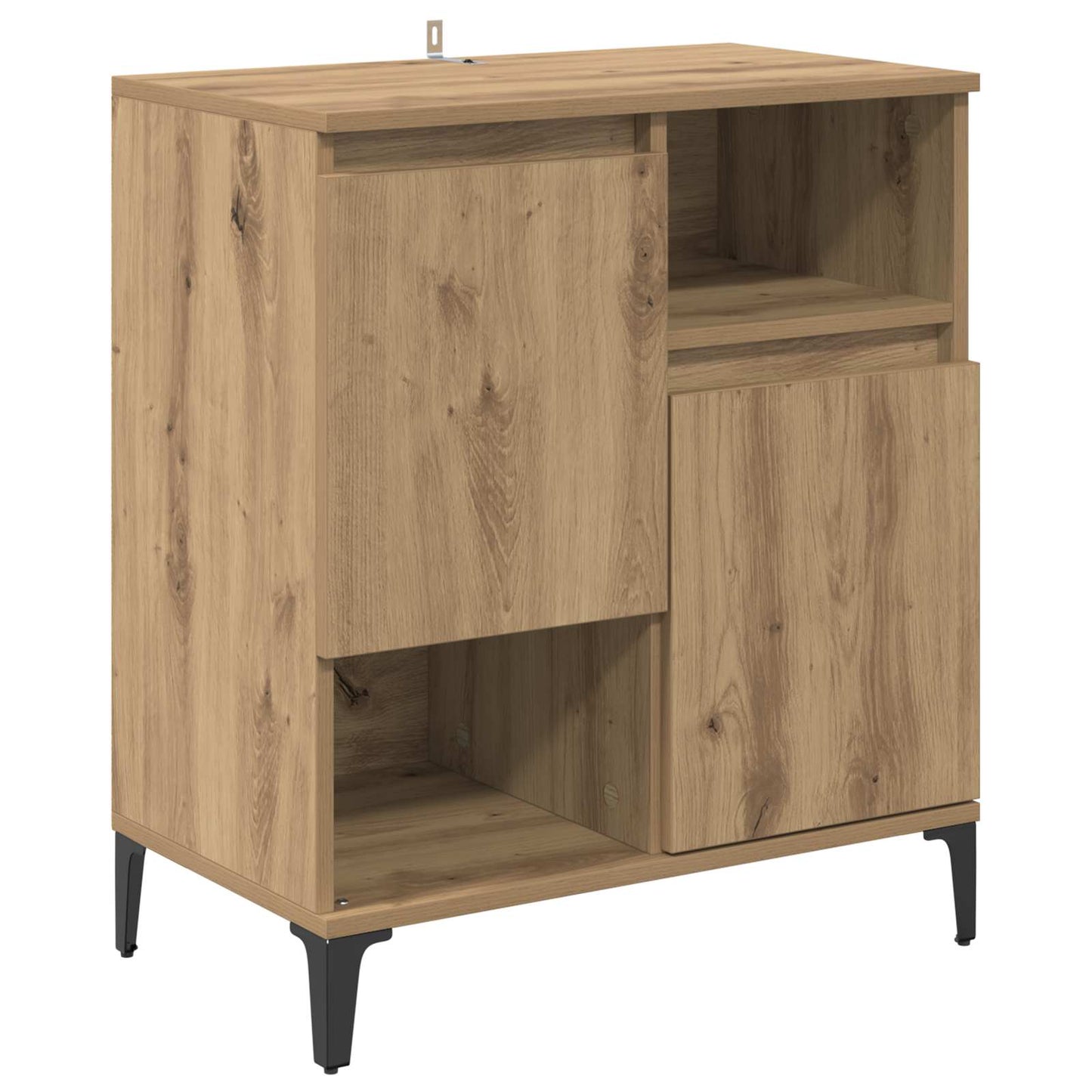 Sideboard Artisan Egetræ 60 x 35 x 70 cm Konstrueret træ
