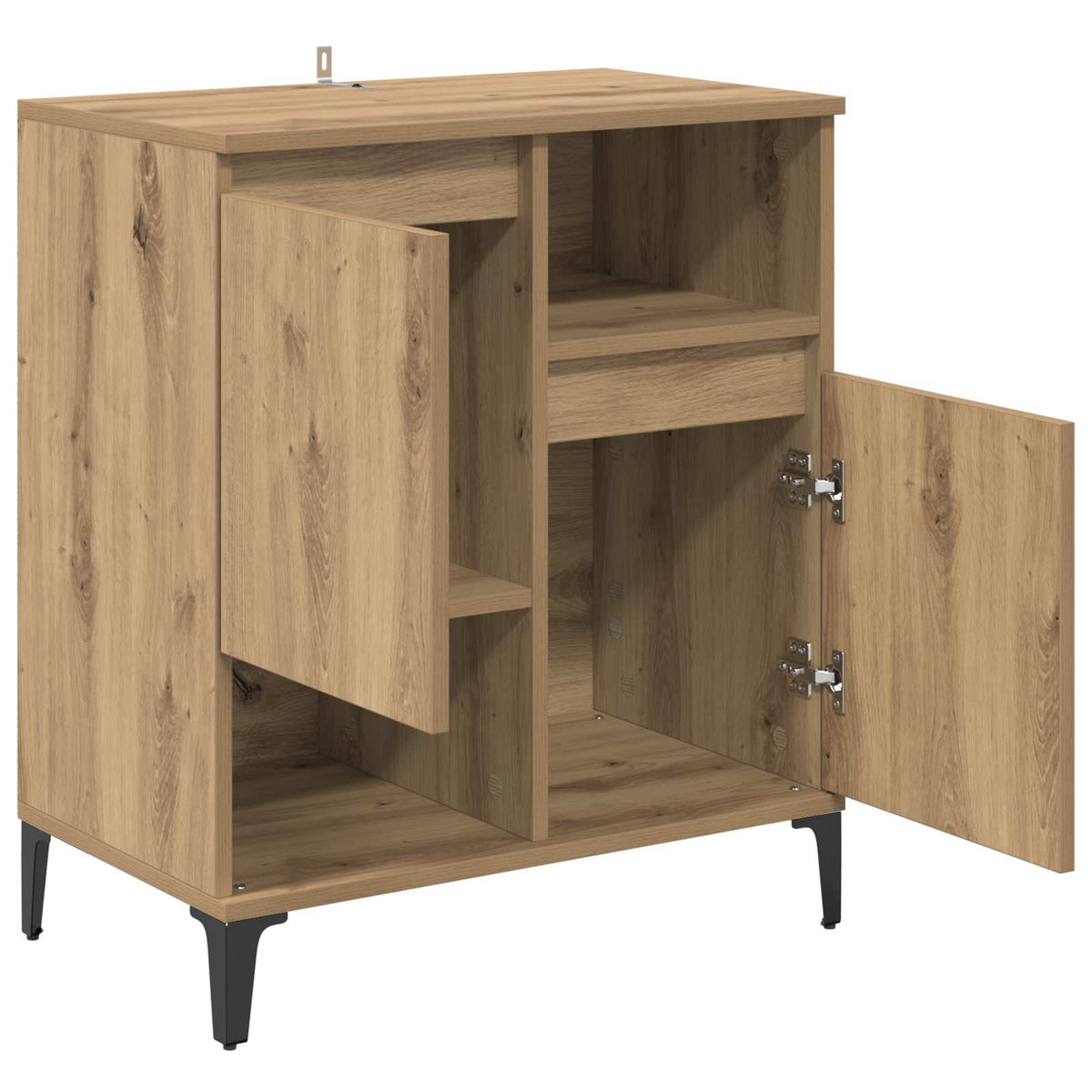 Sideboard Artisan Egetræ 60 x 35 x 70 cm Konstrueret træ