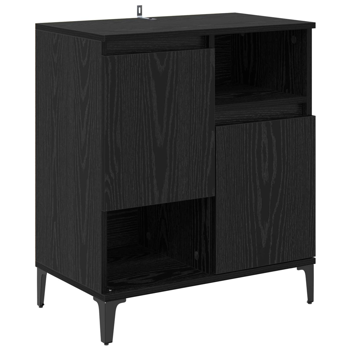 Sideboard Sort eg 60 x 35 x 70 cm Konstrueret træ