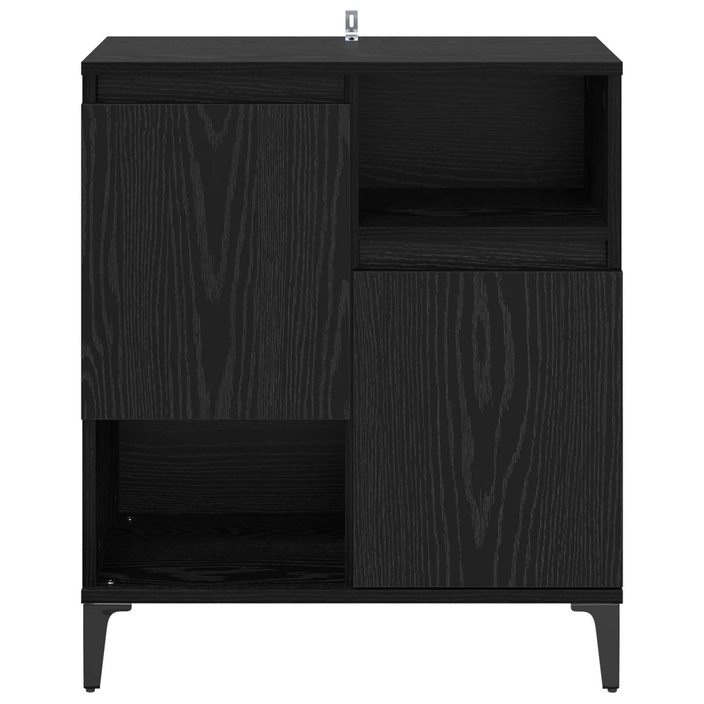 Sideboard Sort eg 60 x 35 x 70 cm Konstrueret træ