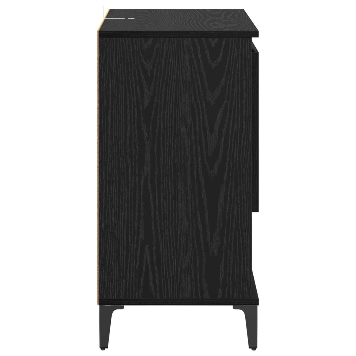 Sideboard Sort eg 60 x 35 x 70 cm Konstrueret træ
