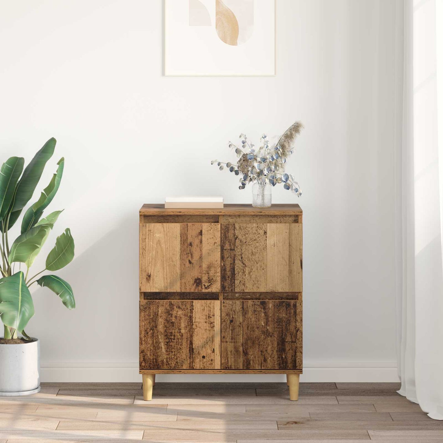 Sideboard Gammelt træ 60 x 35 x 70 cm Konstrueret træ