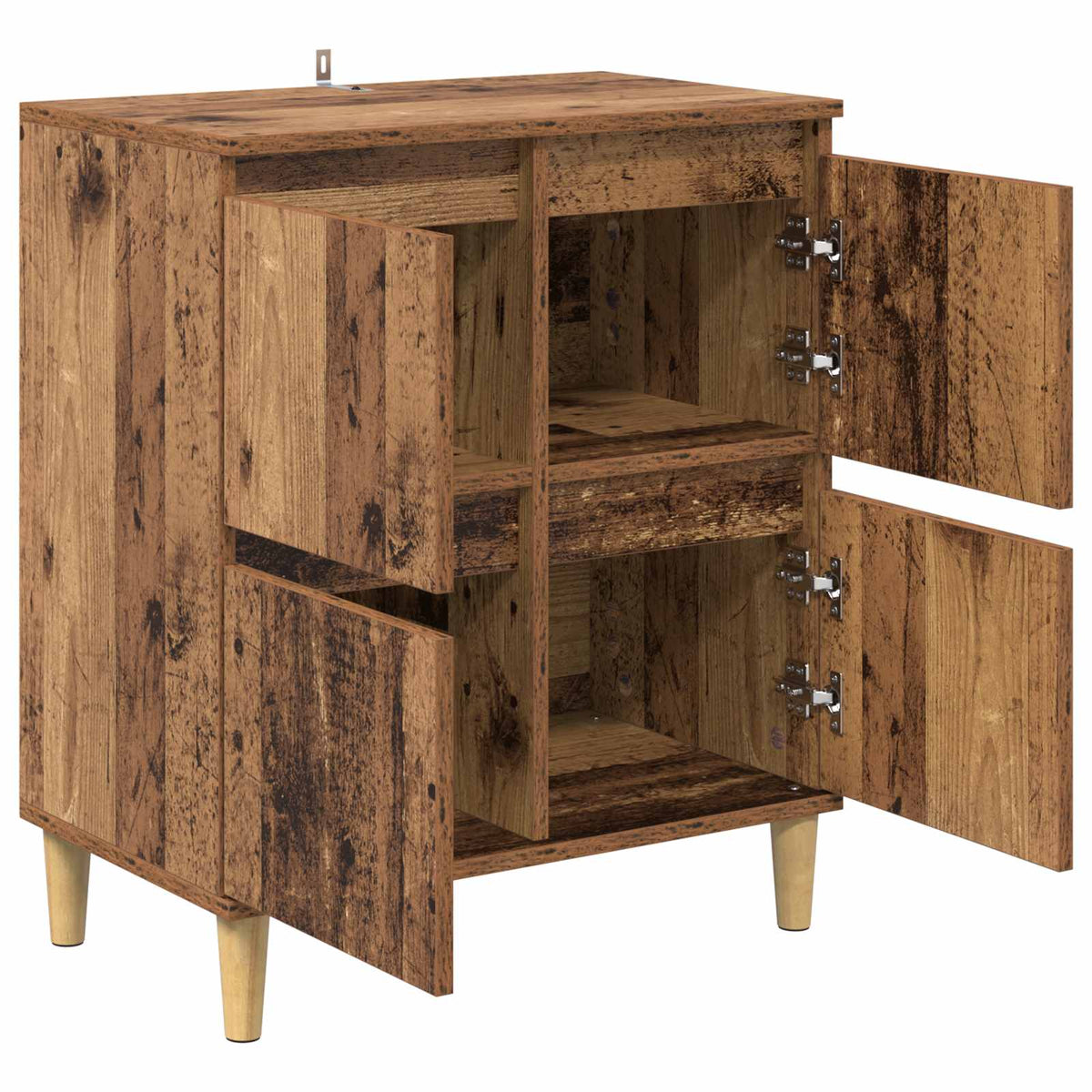 Sideboard Gammelt træ 60 x 35 x 70 cm Konstrueret træ