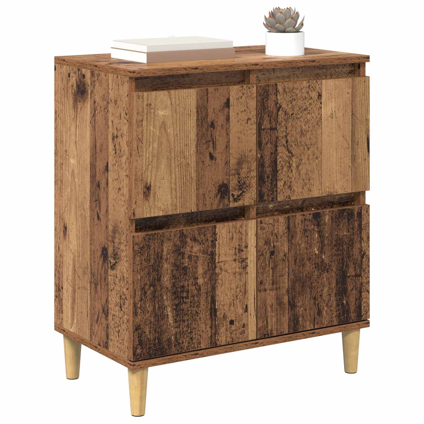 Sideboard Gammelt træ 60 x 35 x 70 cm Konstrueret træ