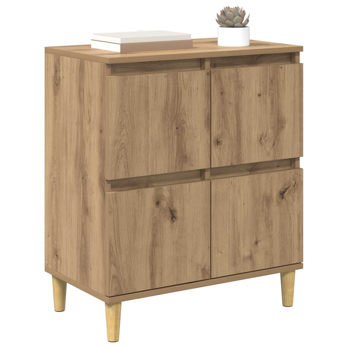 Sideboard Artisan Egetræ 60 x 35 x 70 cm Konstrueret træ