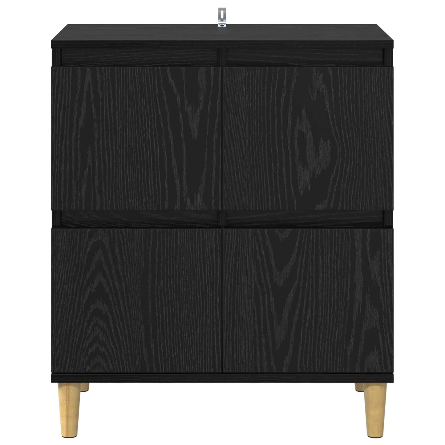 Sideboard Sort eg 60 x 35 x 70 cm Konstrueret træ